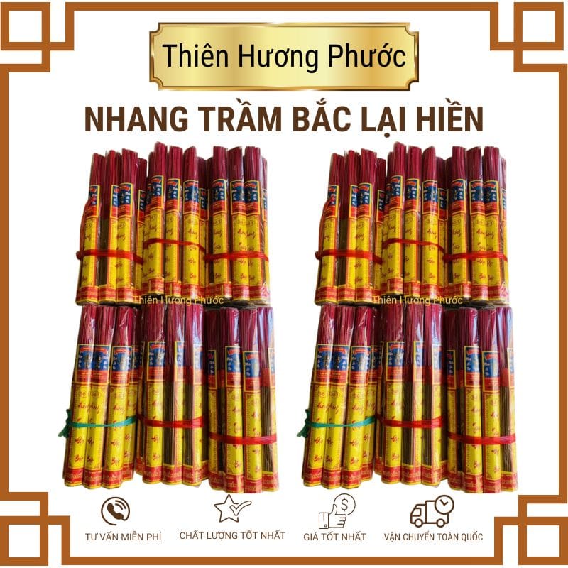Nhang trầm bắc Tịnh tâm hương 200 cây 40cm
